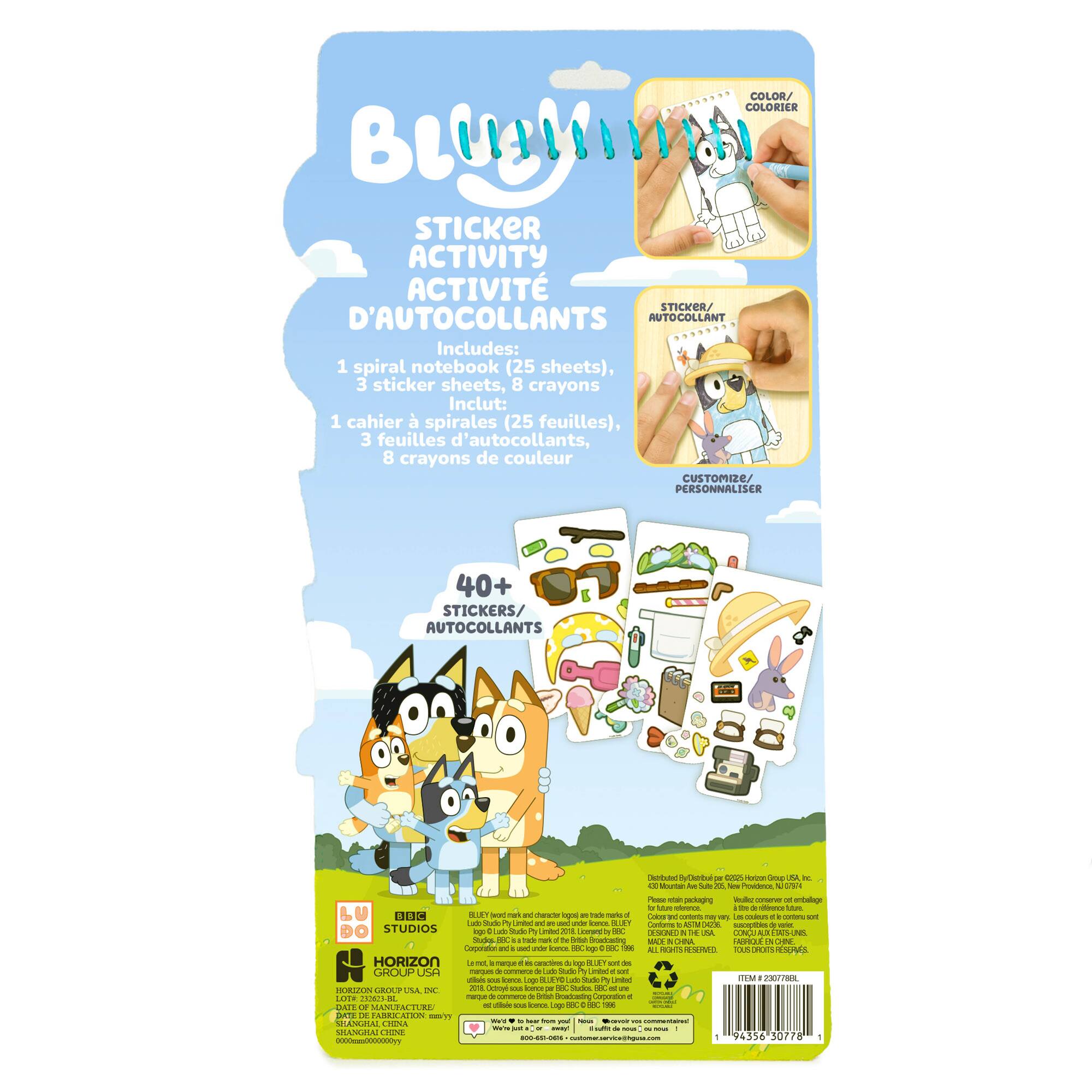 Bluey Sticker Activity Book
